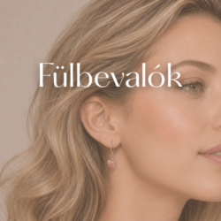 Egyedi tervezésű fülbevalók